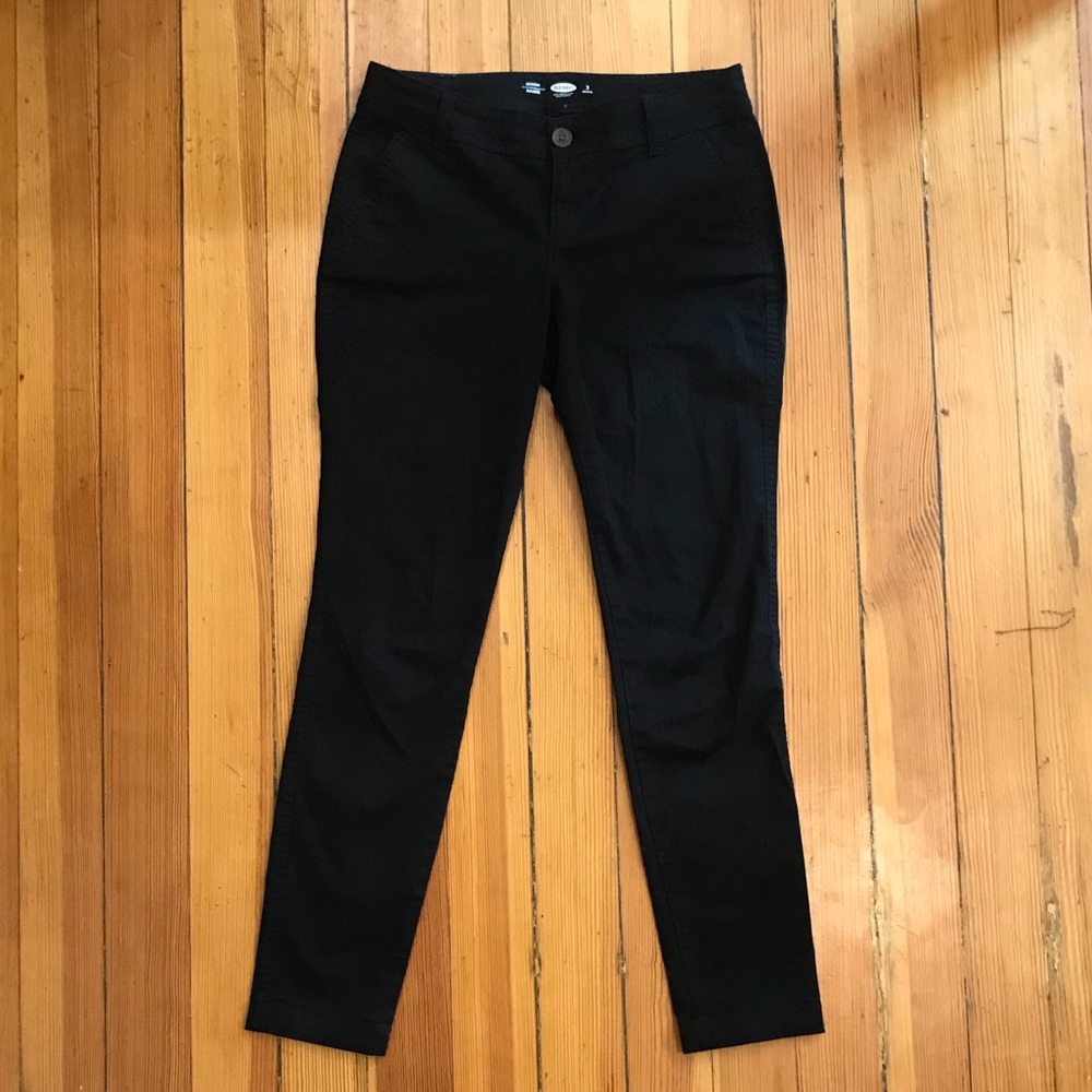 Black Skinny Chino Pants